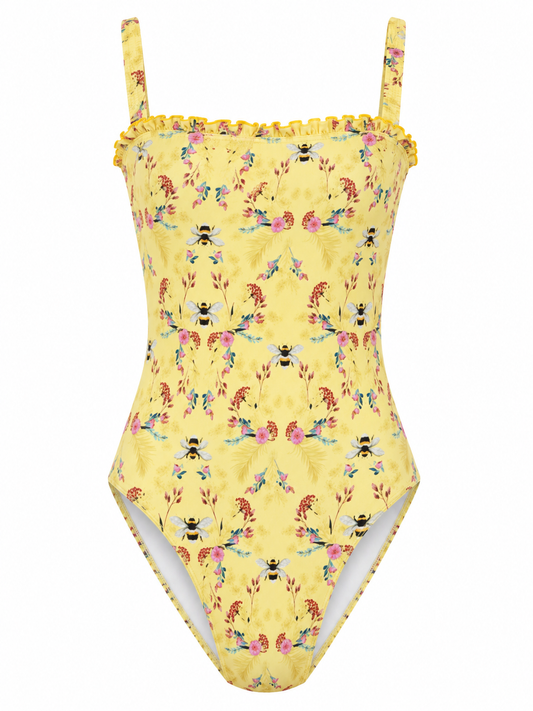 Floral bee rio swimsuit