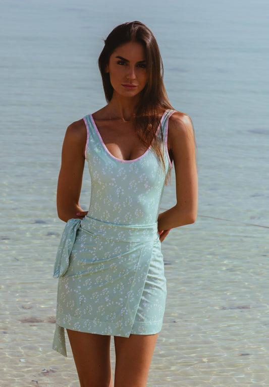 Matcha shell swimsuit