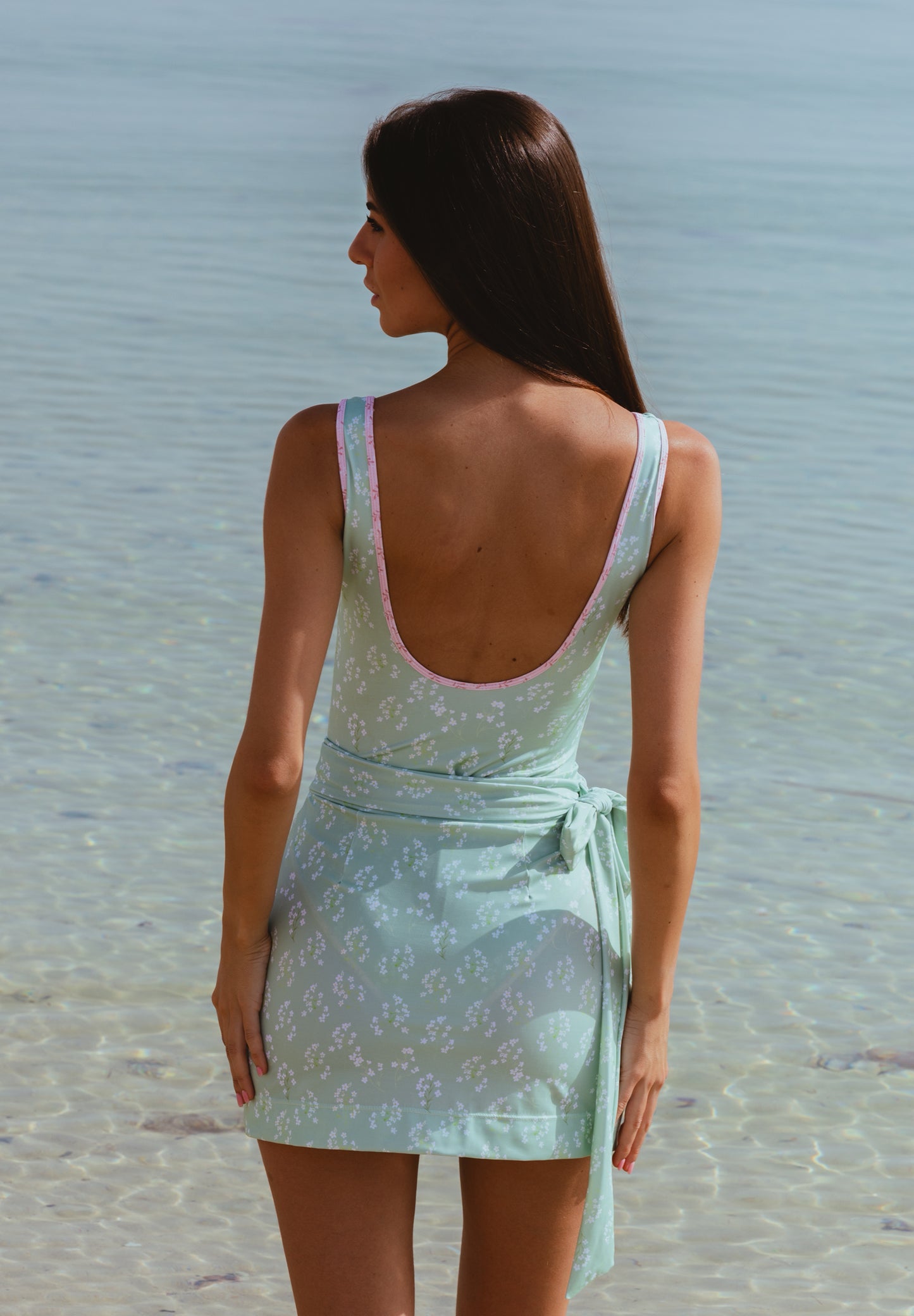 Matcha shell swimsuit
