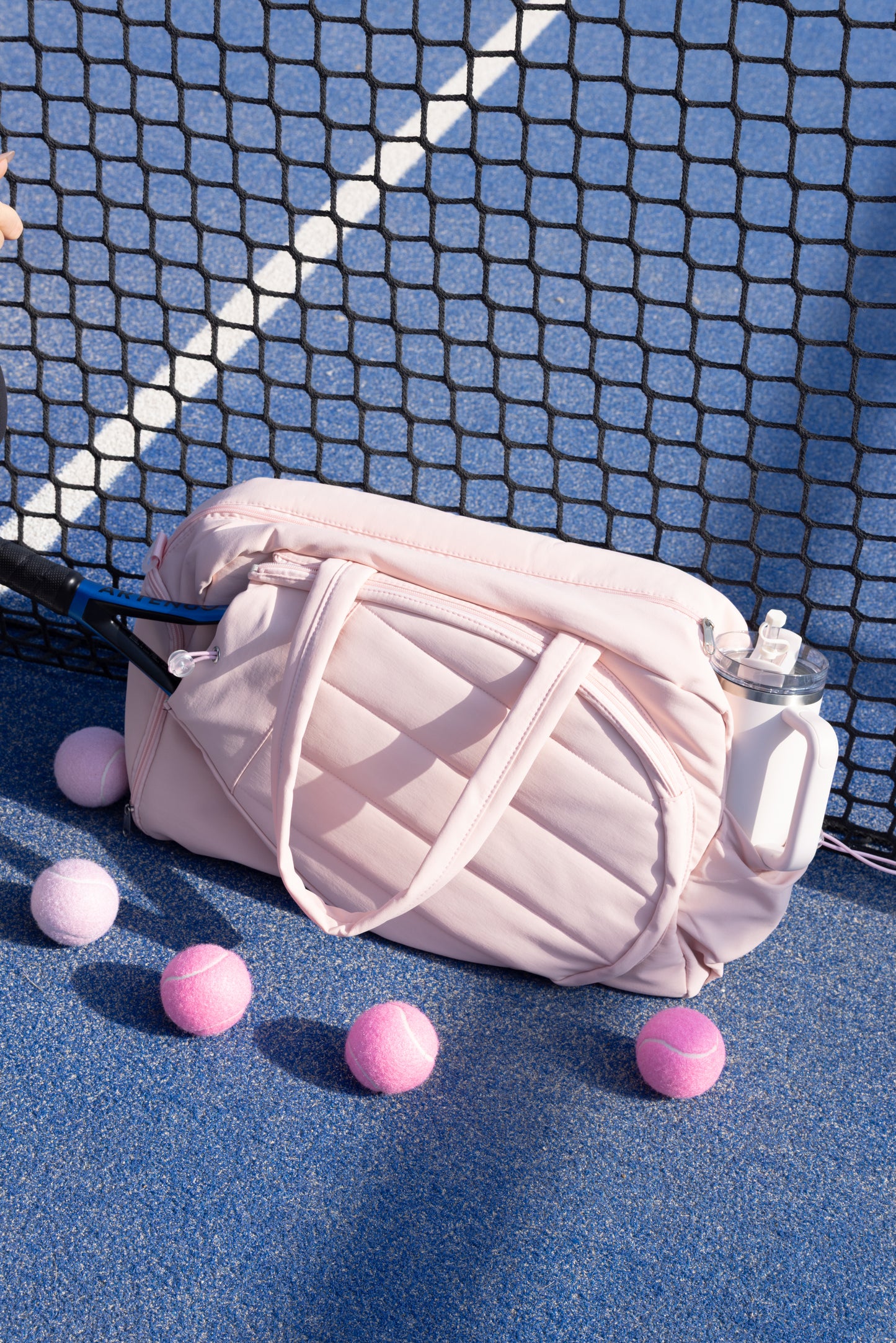 Pink tennis bag
