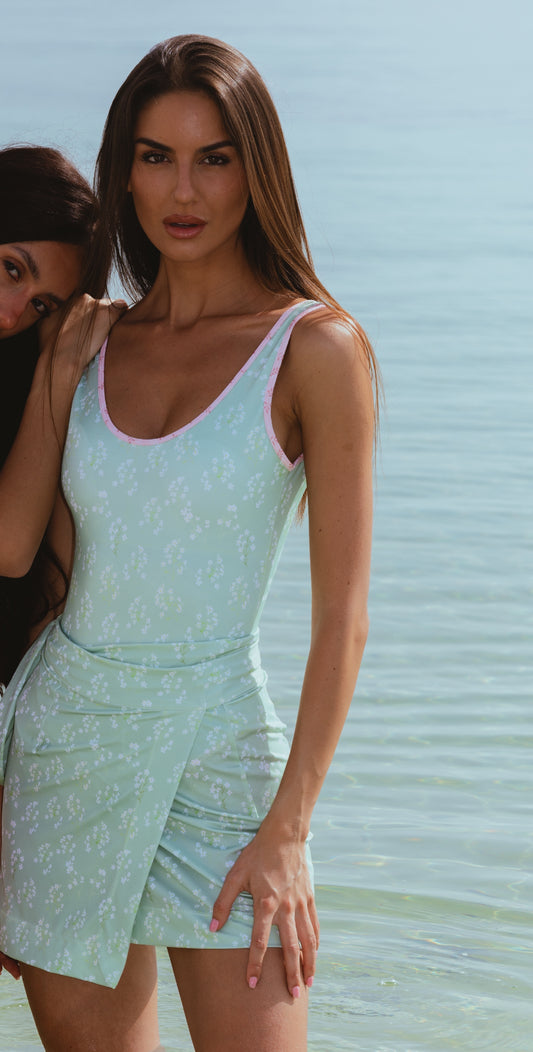 Matcha shell swimsuit