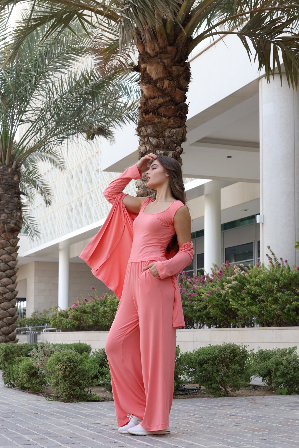 Off Duty Set — Coral