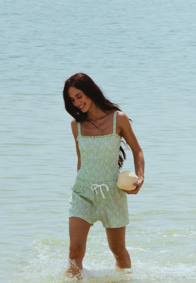 Matcha low rise shorts