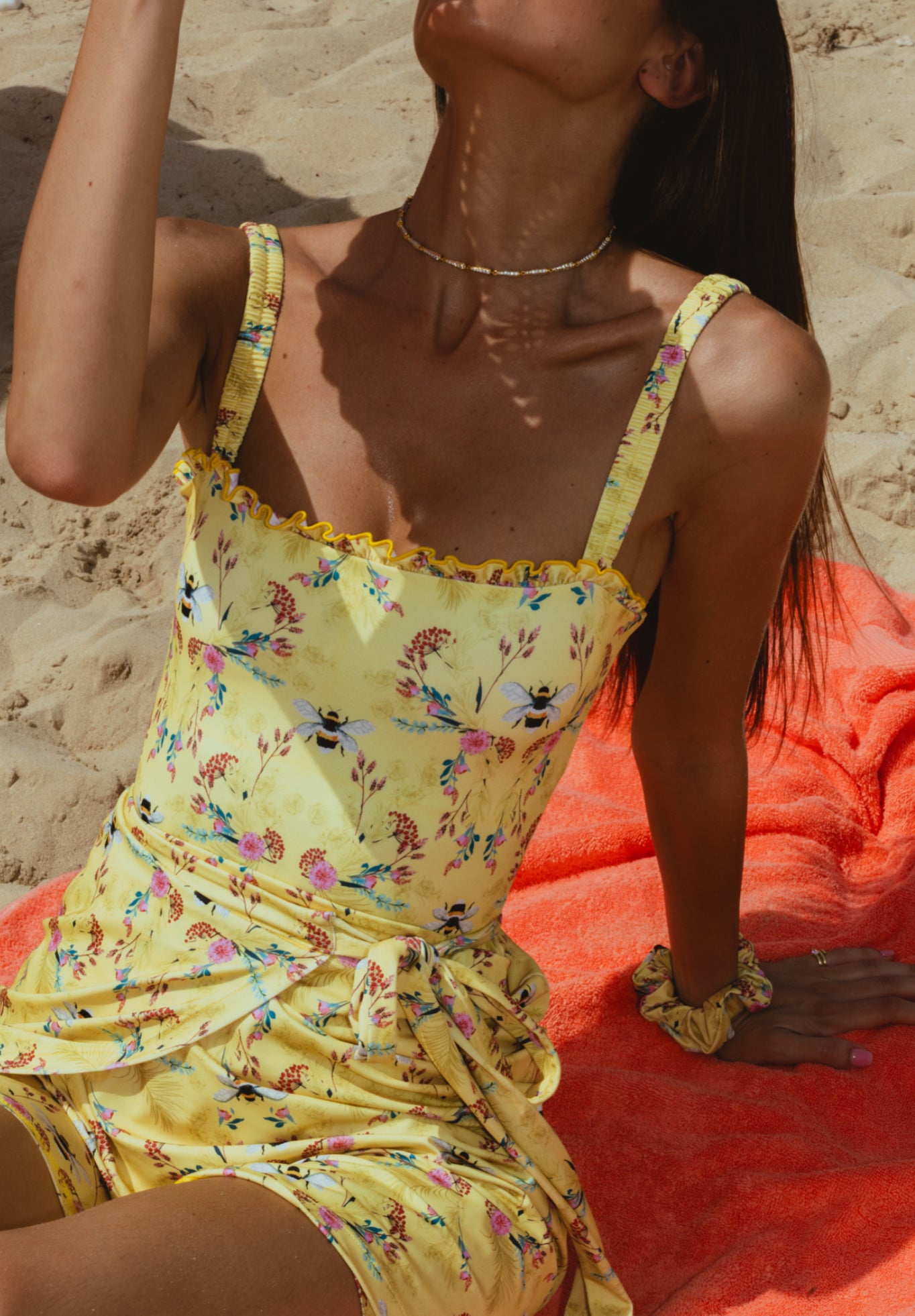 Floral bee rio swimsuit
