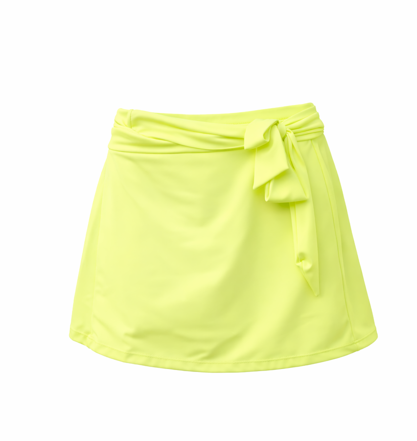Coral mia yellow skort