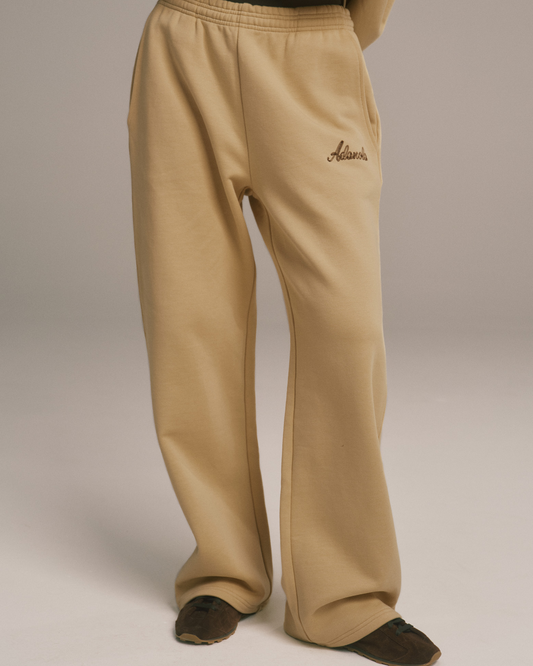 Adanola straight leg sweatpants in beige